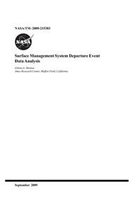 Surface Management System Departure Event Data Analysis