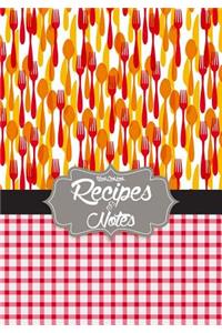 Blank Cook Book Recipes and Notes