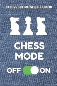Chess Score Sheet Book