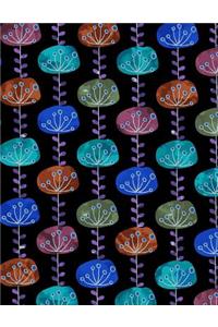 My Big Fat Journal Notebook Abstract Sketchy Trees Pattern 5