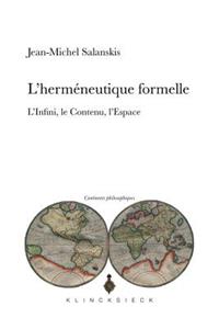 L'Hermeneutique Formelle