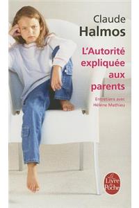 L'Autorite Expliquee Aux Parents