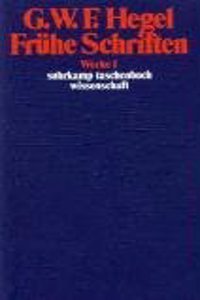 Werke Bd 1 Fruehe Schriften