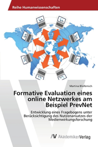 Formative Evaluation eines online Netzwerkes am Beispiel PrevNet