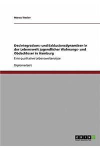 Desintegrations- und Exklusionsdynamiken in der Lebenswelt jugendlicher Wohnungs- und Obdachloser in Hamburg