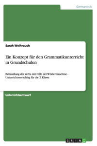 Konzept für den Grammatikunterricht in Grundschulen