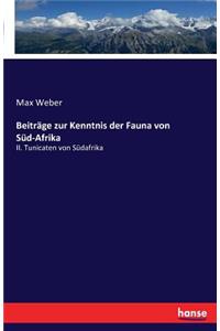 Beiträge zur Kenntnis der Fauna von Süd-Afrika