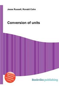 Conversion of Units