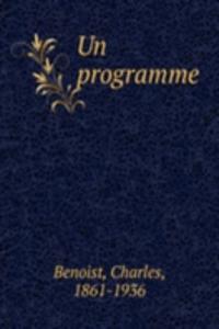 Un programme