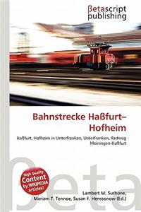 Bahnstrecke Ha Furt-Hofheim