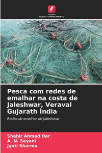 Pesca com redes de emalhar na costa de Jaleshwar, Veraval Gujarath Índia