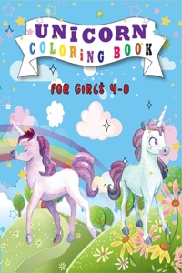 Unicorn Coloring Book for Girls 4-8
