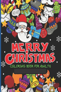 Merry Christmas Coloring Book For Adult