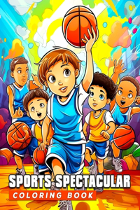 Sports Spectacular Coloring Book