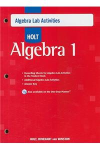 Holt Algebra 1 Lab Activities