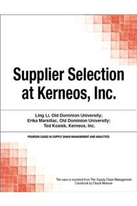 Supplier Selection at Kerneos, Inc.