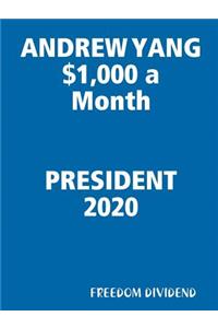 ANDREW YANG $1,000 a Month