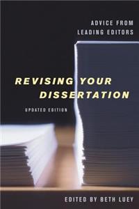 Revising Your Dissertation, Updated Edition
