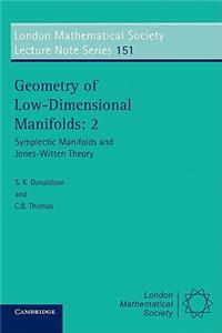 Geometry of Low-Dimensional Manifolds: 2