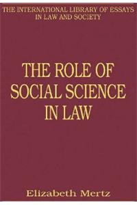 Role of Social Science in Law