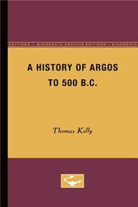 History of Argos to 500 B.C