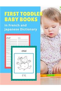 First Toddler Baby Books in French and Japanese Dictionary
