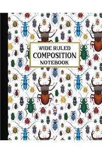 Wide Ruled Composition Notebook