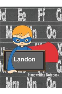 Handwriting Notebook Landon