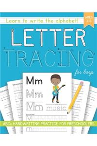 Letter Tracing For Boys