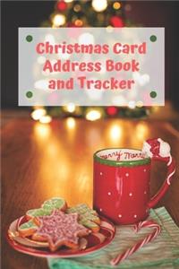 Christmas Card Address Book and Tracker