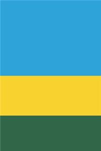 Rwanda Travel Journal - Rwanda Flag Notebook - Rwandan Flag Book
