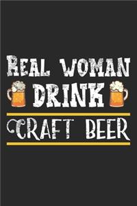 Real woman drink craft beer