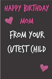 Happy Birthday Mom, from Your Cutest Child
