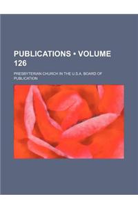 Publications (Volume 126)