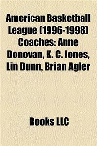 American Basketball League (1996-1998) Coaches