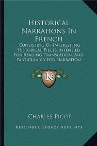 Historical Narrations In French