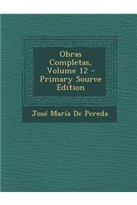 Obras Completas, Volume 12