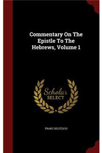 Commentary on the Epistle to the Hebrews, Volume 1