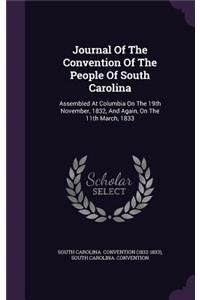 Journal Of The Convention Of The People Of South Carolina