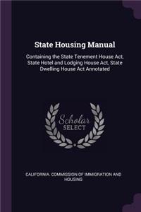 State Housing Manual