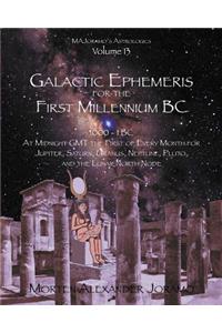 Galactic Ephemeris for the First Millennium BC