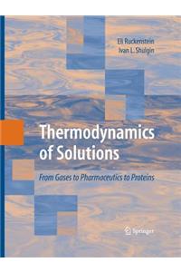 Thermodynamics of Solutions