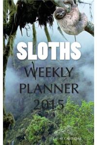 Sloths Weekly Planner 2015