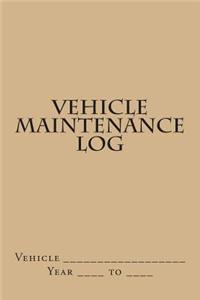 Vehicle Maintenance Log