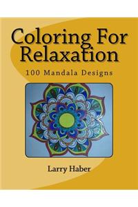 Coloring for Relaxation