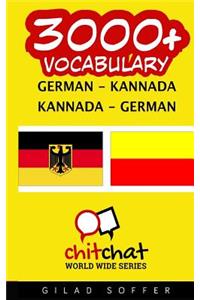 3000+ German - Kannada Kannada - German Vocabulary