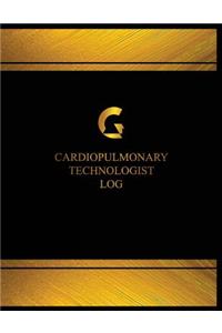 Cardiopulmonary Technologist Log (Log Book, Journal - 125 pgs, 8.5 X 11 inches)