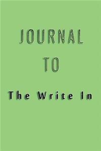 Journal To Write In