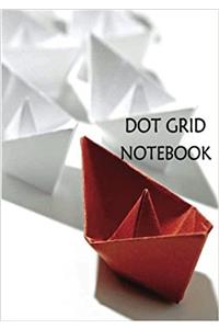 Dot Grid Notebook Paper Boat: 110 Dot Grid Pages