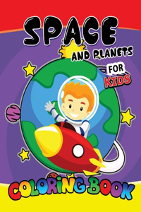 Space and Planets For Kids Coloring Book